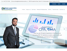 Tablet Screenshot of deanandassociates.ca